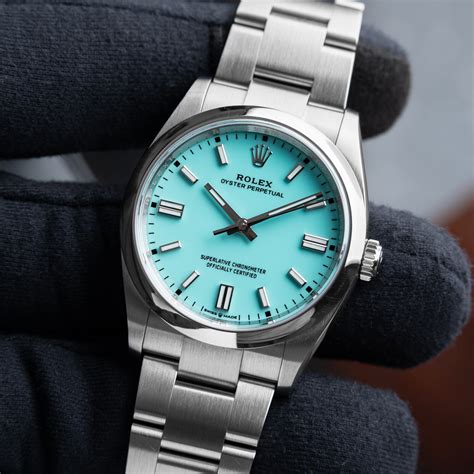 Rolex oyster perpetual 36mm turquoise